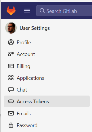 gitlab.oeaw.ac.at preferences Access Tokens